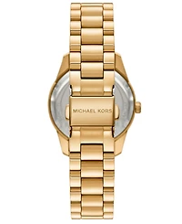 Michael Kors Women's Lexington Multifunction Gold-Tone Stainless Steel Watch, 34mm