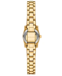 Michael Kors Women's Lexington Three-Hand Gold-Tone Stainless Steel Watch, 19mm