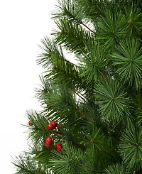 Puleo 3.5' Artificial Pre-Lit Potted Adorned Tree