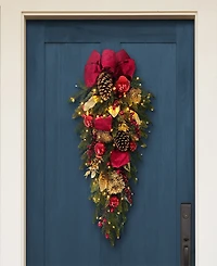 Puleo 28" Pre-Lit Adorned Swag