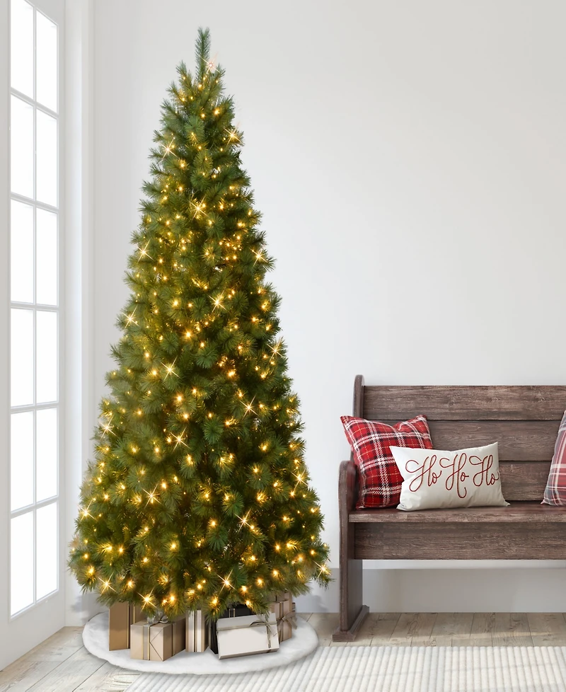 Puleo 7.5' Pre-Lit Artificial Wyoming Pine Tree with Multi-Function Led Lights