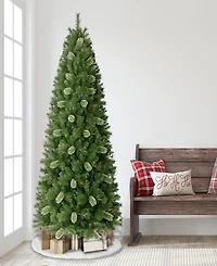 Puleo 7.5' Slim Teton Pine Artificial Christmas Tree