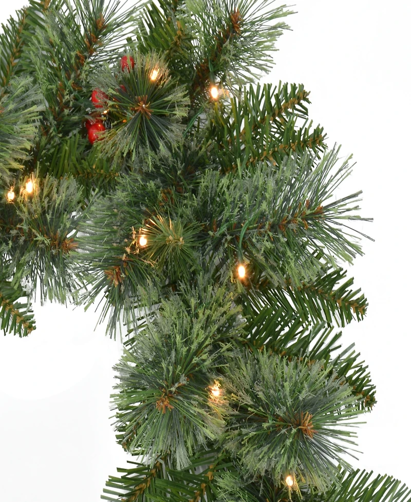 Puleo -Pc. Pre-Lit Artificial Christmas Decor Set