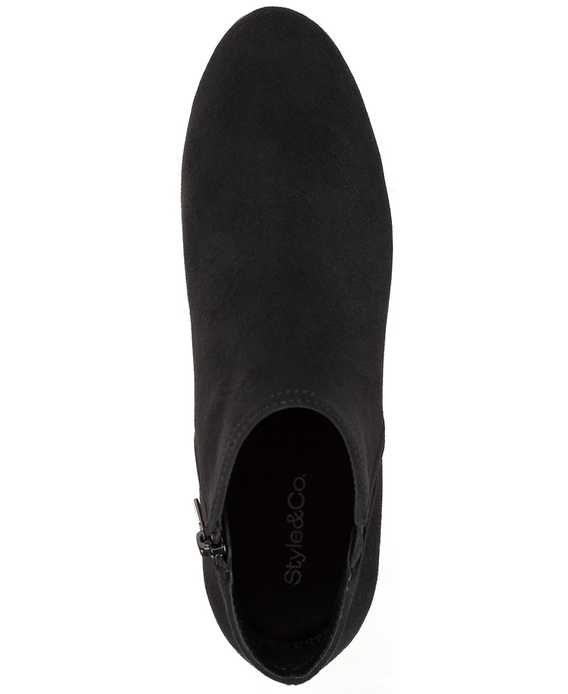 Style & Co Women's Poppyy Wedge Heel Booties, Macy's Exclusive