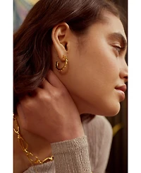 Ottoman Hands Aida Hoop Earrings