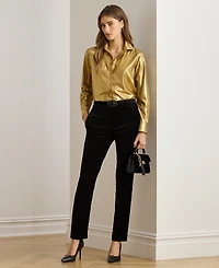 Lauren Ralph Petite Mid Rise Cropped Pants