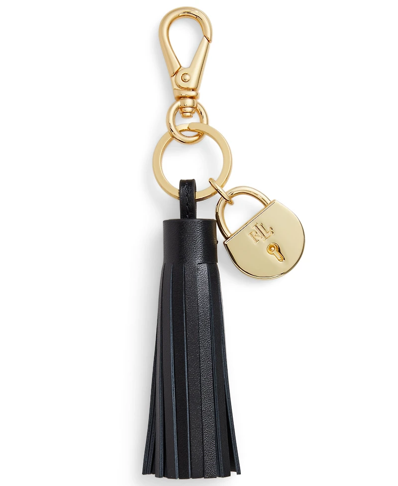 Lauren Ralph Women's Boxed Padlock and Tassel Key Fob