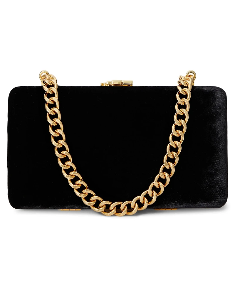Lauren Ralph Lauren Velvet Small Franki Mini Clutch