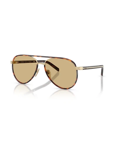 Prada Women's Pilot Aviator Sunglasses, PRB57S