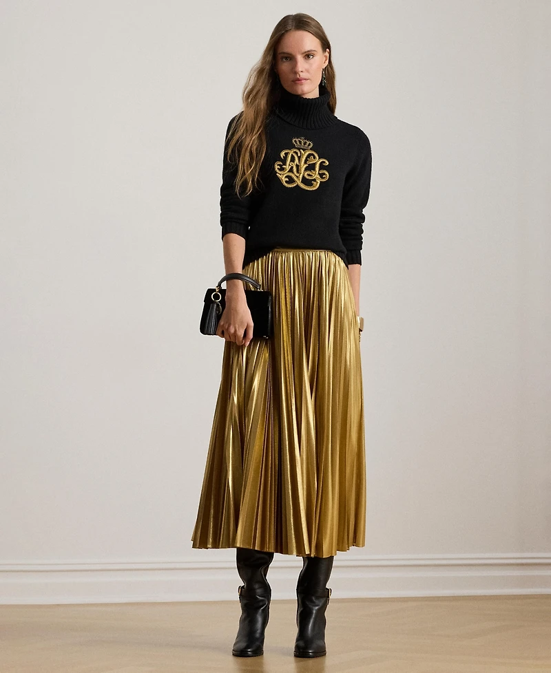 Lauren Ralph Women's Pleated Skirt