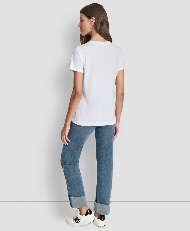 Dkny Jeans Women's Short Sleeve Crewneck T-shirt