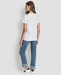 Dkny Jeans Women's Short Sleeve Crewneck T-shirt