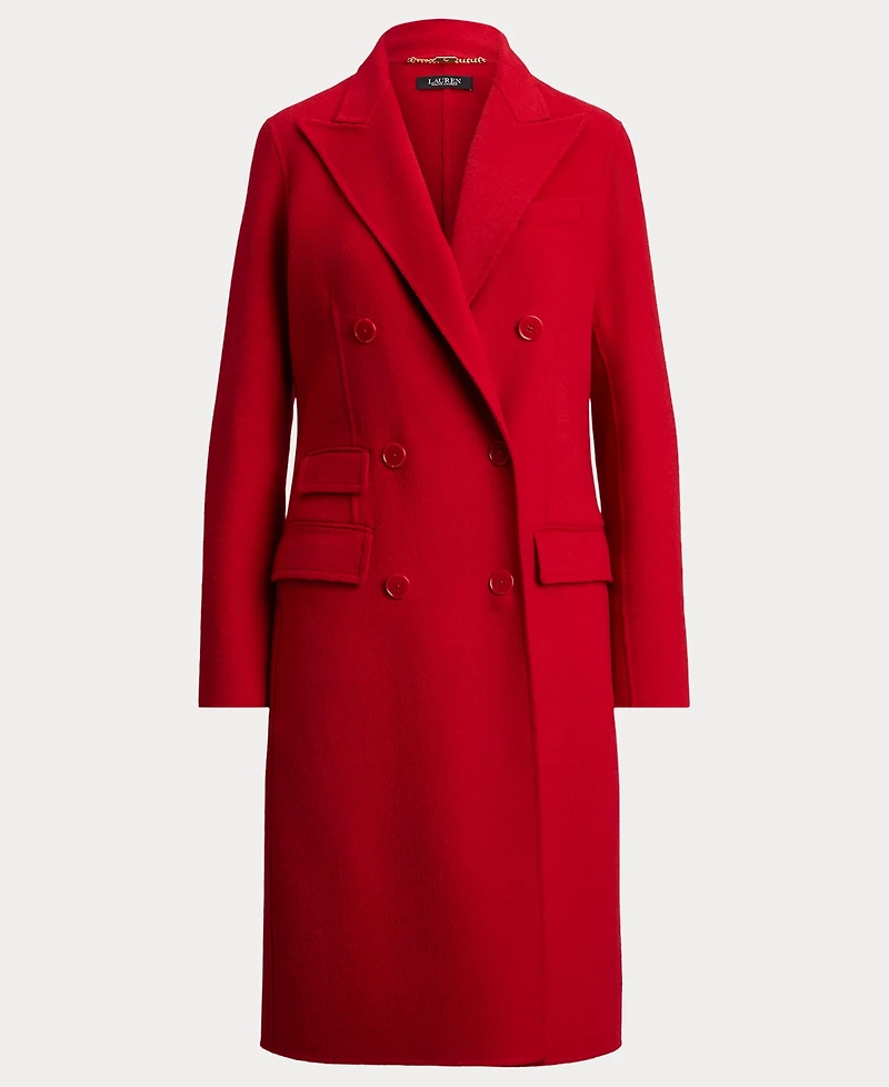 Lauren Ralph Women's Double Breasted Long Sleeve Coat
