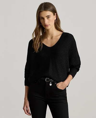 Lauren Ralph Women's V-Neck Sweater