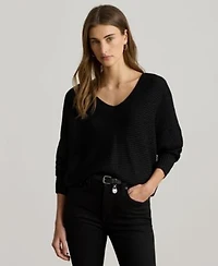 Lauren Ralph Lauren Womens V Neck Sweater P Xs Xxl