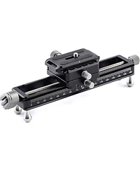 NiSi Close-Up Lens Kit Nc 58mm with 49 & 52mm Adapters with NiSi Nm-180 Macro Focusing Rail with 360 Degree Rotating Clamp