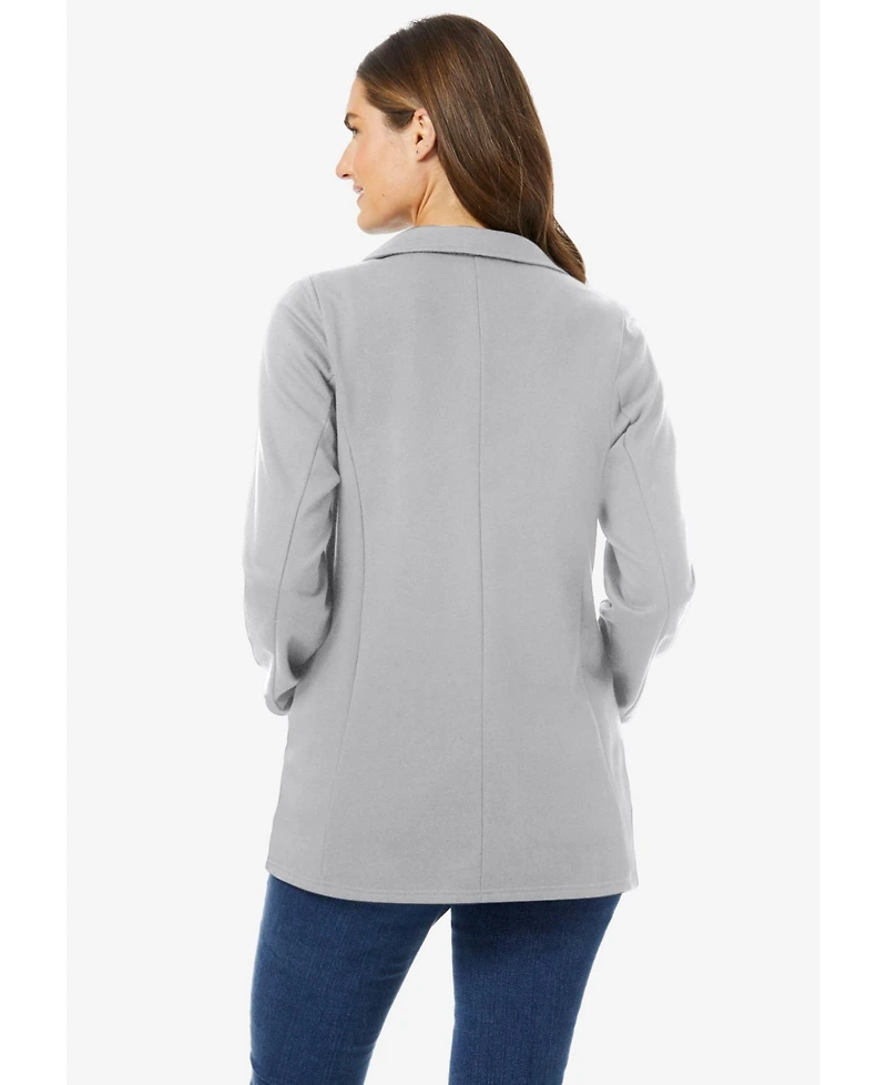 Woman Within Women's Knit Blazer