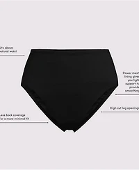 Lands' End Plus Cheeky High Waisted Bikini Bottoms