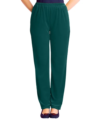 Woman Within Plus Velour Pant