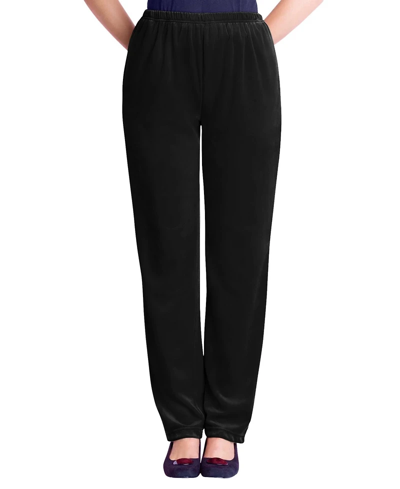 Woman Within Plus Velour Pant