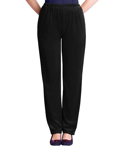Woman Within Plus Velour Pant