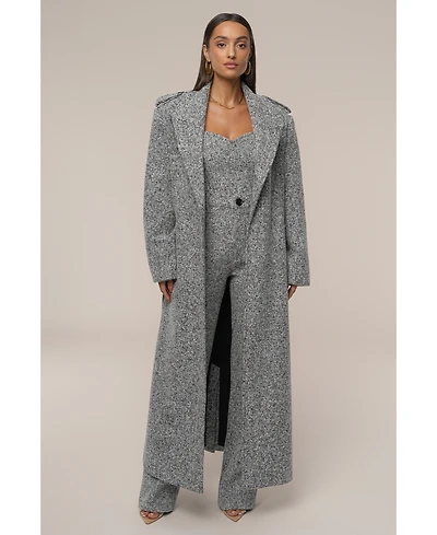 Jluxlabel Women's Savannah Belted Tweed Coat