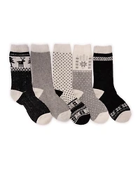Muk Luks Women's 5pk Wool Socks