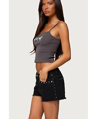 Edikted Womens Wild Horses Graphic Tank Top