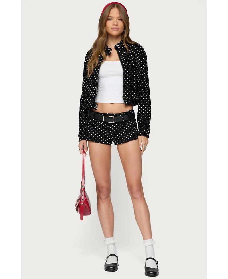 Edikted Women's Tabitha Polka Dot Jacket