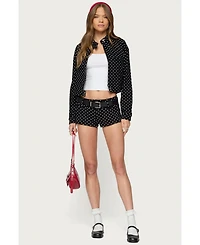 Edikted Women's Tabitha Polka Dot Jacket