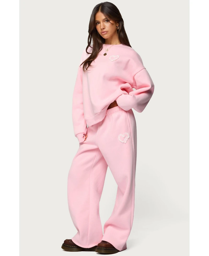 Edikted Women's Love Oversized Sweatshirt