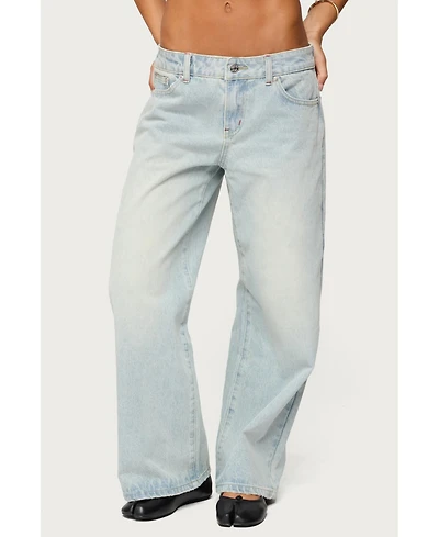 Edikted Women's Ace Relaxed Jeans