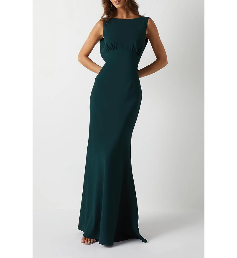 Coast Cowl Back Maxi Bridesmaid Dress