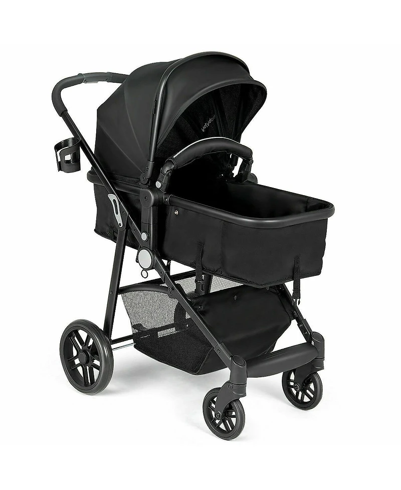 Costway 2 In1 Foldable Baby Stroller Kids Travel Newborn Infant