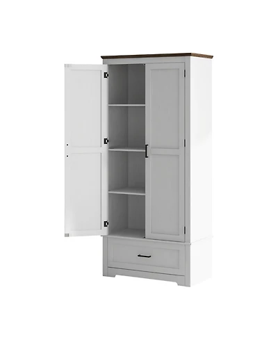 Slickblue Modern Kitchen Storage Cabinet Durable Design for Pantry and Cooking Essentials
