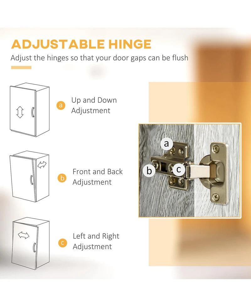 Slickblue Modern Kitchen Storage Cabinet for Pantry Organization and Clutter-Free Space