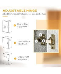Slickblue Modern Kitchen Storage Cabinet for Pantry Organization and Clutter-Free Space