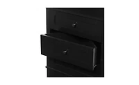 Triangle Tall Cabinet with 3 Drawers and Adjustable Shelves for Bathroom and Kitchen