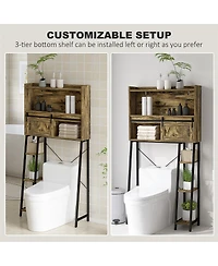 Slickblue Over the Toilet Storage Cabinet with Shelves for Bathroom Organization and Space Saving