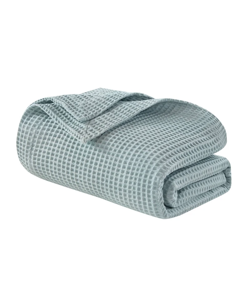 Madison Park Waffle Weave Cotton Blanket