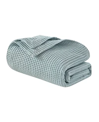Madison Park Waffle Weave Cotton Blanket