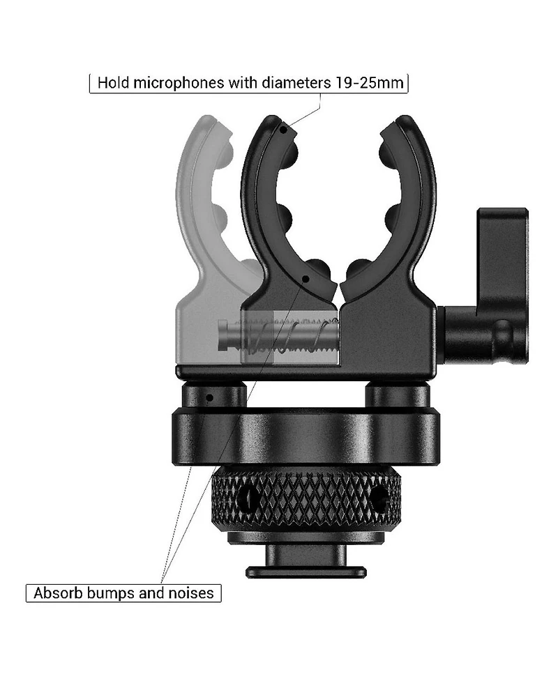 SmallRig Shotgun Microphone Holder (Cold Shoe)
