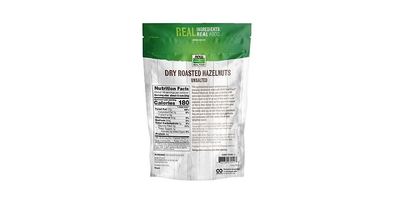 Now Foods Hazelnuts Dry Roasted And Unsalted ,16 Oz
