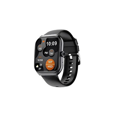 Sugift Smart Watch with 2.1" Hd Touchscreen, Bluetooth Calling, Wellness Tracking, Bonus Leather Strap Included