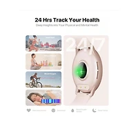Ruxing Smart Smart Watch, Hd Smartwatch For Men Women (Answer/Make Calls), Fitness Watch With 100+ Sport Modes, IP68 Waterproof/Heart Rate/Sleep Monit