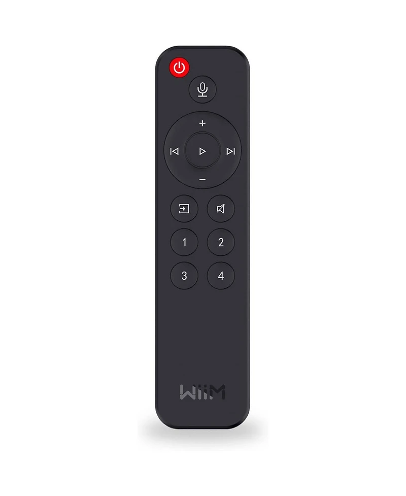 WiiM Voice Remote for WiiM Mini and Pro Audio Streamer, Push-to-Talk, 4 Music Preset Buttons
