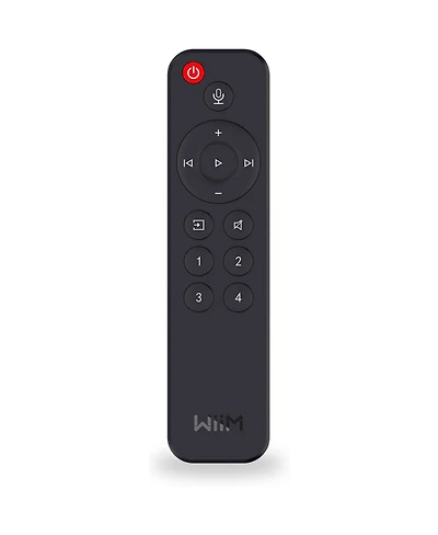 WiiM Voice Remote for WiiM Mini and Pro Audio Streamer, Push-to-Talk, 4 Music Preset Buttons
