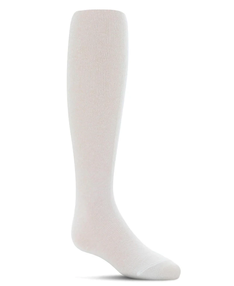 Memoi Infant Solid Cotton Blend Basic Non-Binding Sweater Tights