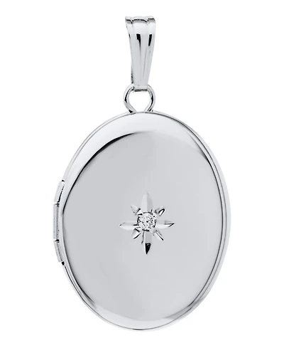 Drs, Inc 925 Sterling Silver 14mm Polished Locket for Women