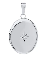 Drs, Inc 925 Sterling Silver 14mm Polished Locket for Women